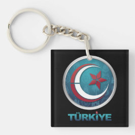 Turkey Turkiye Europe Asia Sleutelhanger