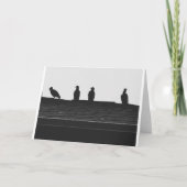 Turkey Vulture Silhouette, kaart (Voorkant)