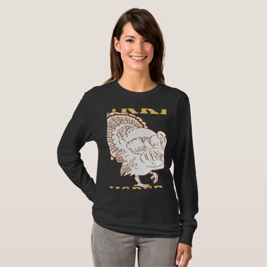 TURKEY Whisperer Awesome  Designs Present T-shirt (Voorkant volledig)