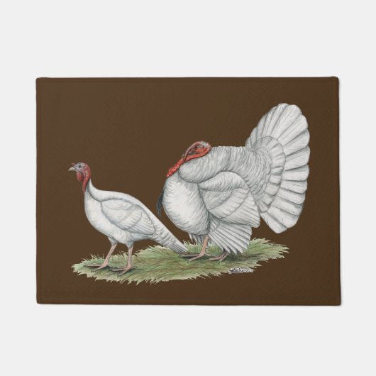 Turkeys White Holland Deurmat (Voorkant)