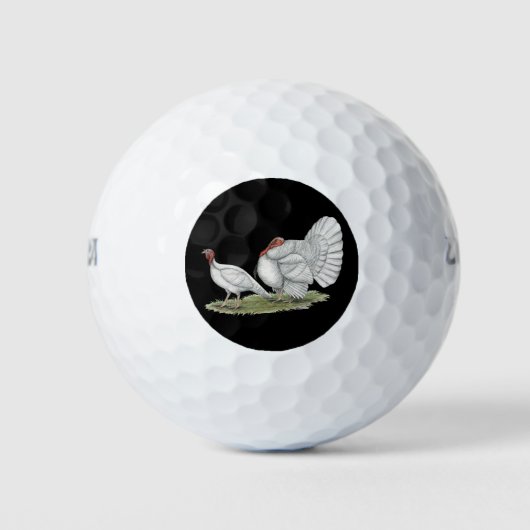 Turkeys White Holland Golfballen (Voorkant)