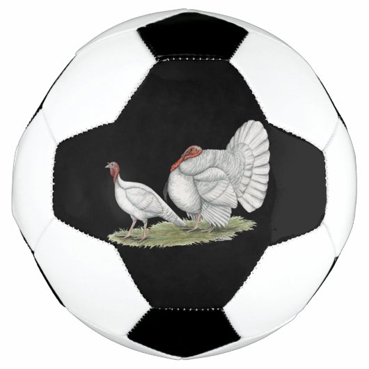 Turkeys White Holland Voetbal (Voorkant)