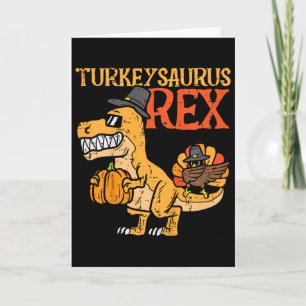 Turkeysaurus Rex Dab Turkey Dino Peuter Jongens Da Kaart