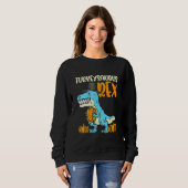 Turkeysaurus Rex Dab Turkey Dino Peuter Jongens Da Trui (Voorkant volledig)