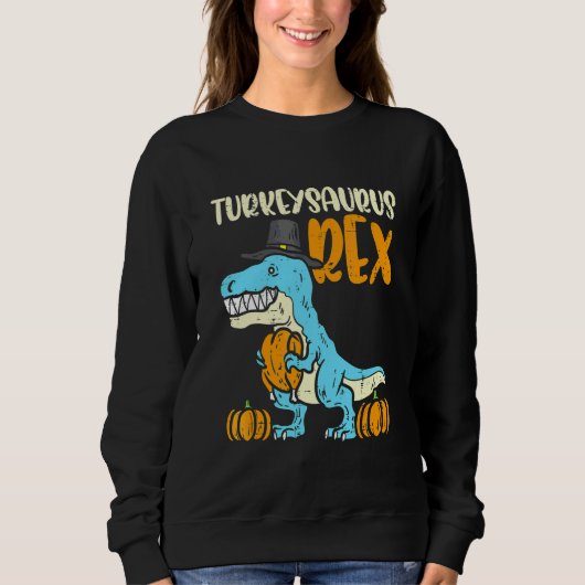Turkeysaurus Rex Dab Turkey Dino Peuter Jongens Da Trui (Voorkant)