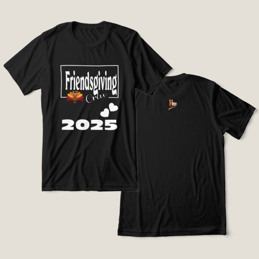 TurkeyTribe Crew 2025 Tri-Blend Shirt (Ontwerp Voorkant & Achterkant)