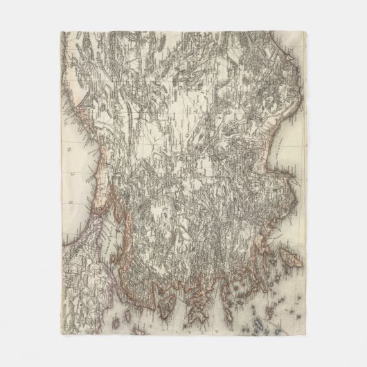 Turkije 2 fleece deken (Voorkant)