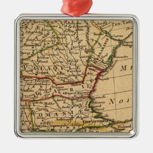 Turkije 2 metalen ornament (Voorkant)