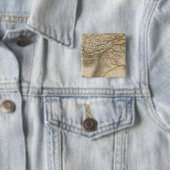 Turkije 4 vierkante button 5,1 cm (In situ)
