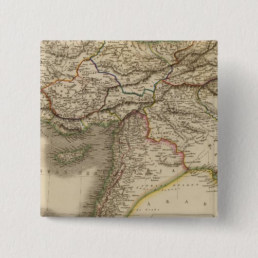 Turkije 4 vierkante button 5,1 cm (Voorkant)