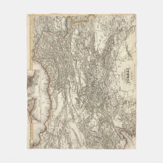 Turkije 5 fleece deken (Voorkant)