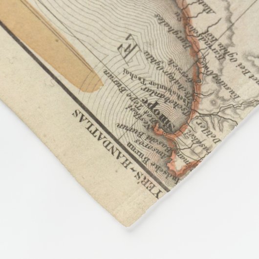 Turkije 5 fleece deken (Hoek)