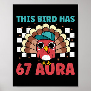 Turkije 67 Aura Zes Zeven Gen Z Alpha Meme Slang B Poster