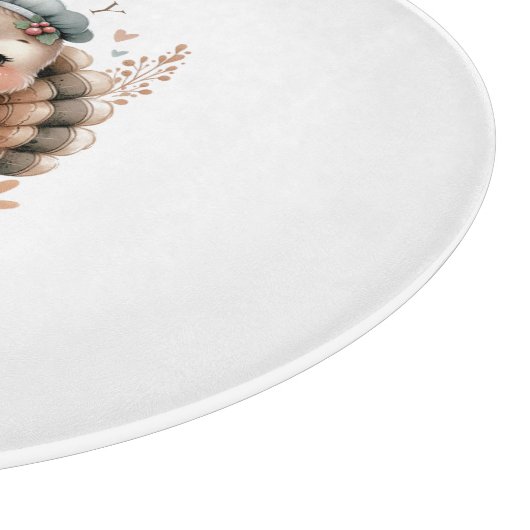 Turkije Aangepaste tekst toevoegen Snijplank (Hoek)