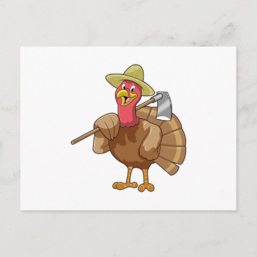 Turkije als boer briefkaart (Voorkant)