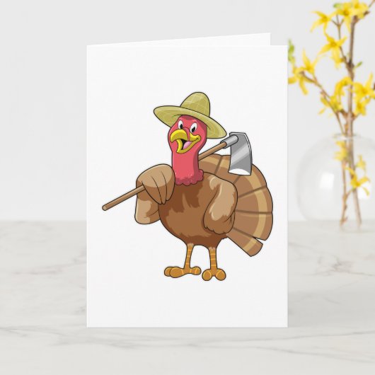 Turkije als boer kaart (Gele Bloem)