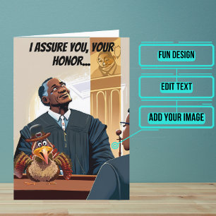 Turkije als een vlucht risico grappige Thanksgivin Kaart