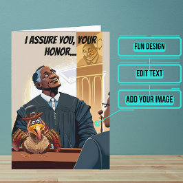 Turkije als een vlucht risico grappige Thanksgivin Kaart