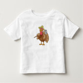 Turkije als landbouwer kinder shirts (Voorkant)