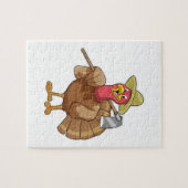 Turkije als landbouwer legpuzzel (Horizontaal)