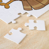 Turkije als landbouwer legpuzzel (Zijkant)