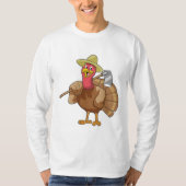 Turkije als landbouwer t-shirt (Voorkant)