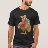 Turkije als landbouwer t-shirt (Voorkant)