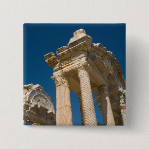 Turkije Aphrodisias een Romeinse Archeologische Si Vierkante Button 5,1 Cm