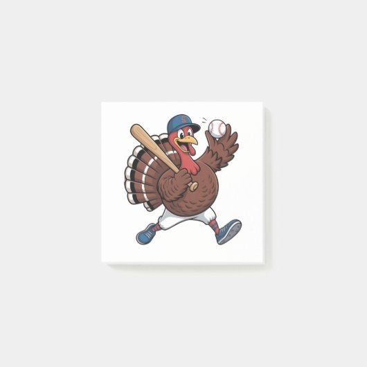 Turkije Batter Baseball Game Baseball Post-it® Notes (Voorkant)
