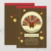 Turkije - binnenuitnodiging kaart (Voorkant / Achterkant)