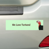 Turkije: Black Tom Head Bumpersticker (Op auto)