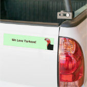 Turkije: Black Tom Head Bumpersticker (Op Truck)