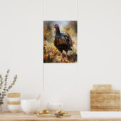 Turkije Boerderij Animal Art Print Poster (Keuken)