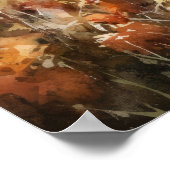 Turkije Boerderij Animal Art Print Poster (Hoek)