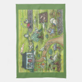 TURKIJE BOERDERIJ GOBBLERS THANKSGIVING KITCHEN TO THEEDOEK (Verticaal)