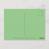 TURKIJE BOERDERIJ, HUMOROUS LAND THANKSGIVING BRIEFKAART (Achterkant)