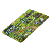 TURKIJE BOERDERIJ, HUMOROUS LAND THANKSGIVING VOGE MAGNEET (Linkerzijde)