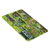 TURKIJE BOERDERIJ, HUMOROUS LAND THANKSGIVING VOGE MAGNEET (Rechterzijde)