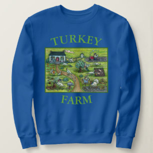 TURKIJE BOERDERIJ ILLUSTRATIE, GROTE THANKSGIVING TRUI