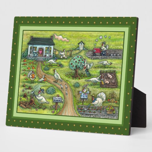 TURKIJE BOERDERIJ, LAND THANKSGIVING, GRAPPIGE VOG FOTOPLAAT (Zijkant)