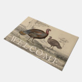  Turkije Boerderij Thanksgiving Welkom Deurmat (Schuin)