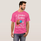 Turkije Bowling Player Strike Spare Bowler T-shirt (Voorkant volledig)