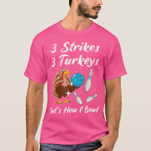 Turkije Bowling Player Strike Spare Bowler T-shirt