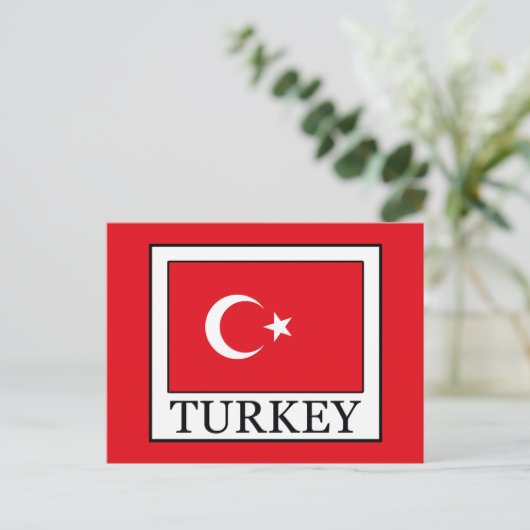 Turkije Briefkaart (Staand voorkant)
