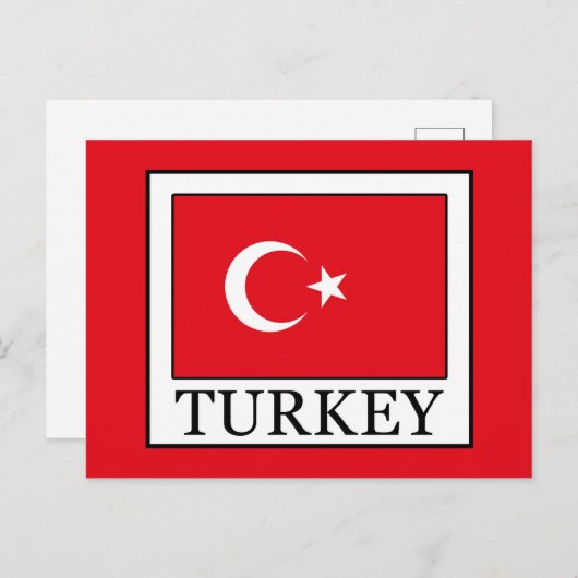 Turkije Briefkaart (Voorkant / Achterkant)
