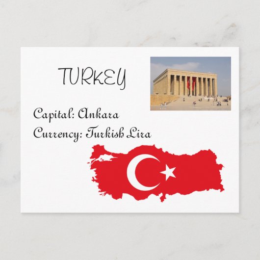 Turkije Briefkaart (Voorkant)