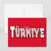 Turkije Briefkaart (Voorkant / Achterkant)