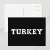 Turkije Briefkaart (Voorkant / Achterkant)