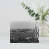 Turkije brug Istanbul Bosphorus Briefkaart (Staand voorkant)