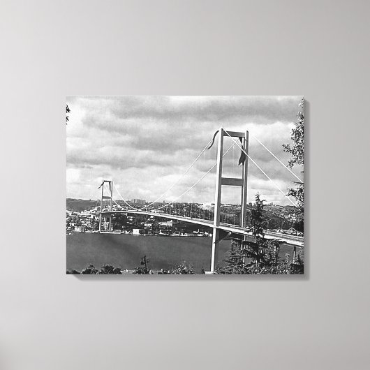  Turkije brug Istanbul Bosphorus Canvas Afdruk (Voorkant)